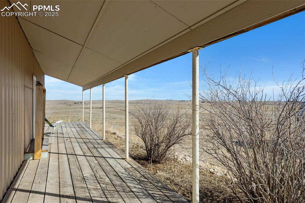 18450 Eurich Road Calhan, CO 80808 - Photo 35 of 48 a view of a balcony