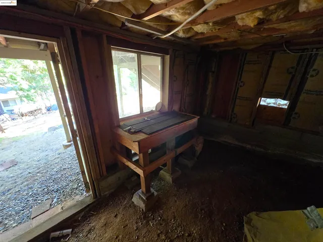 a room with storage and utility