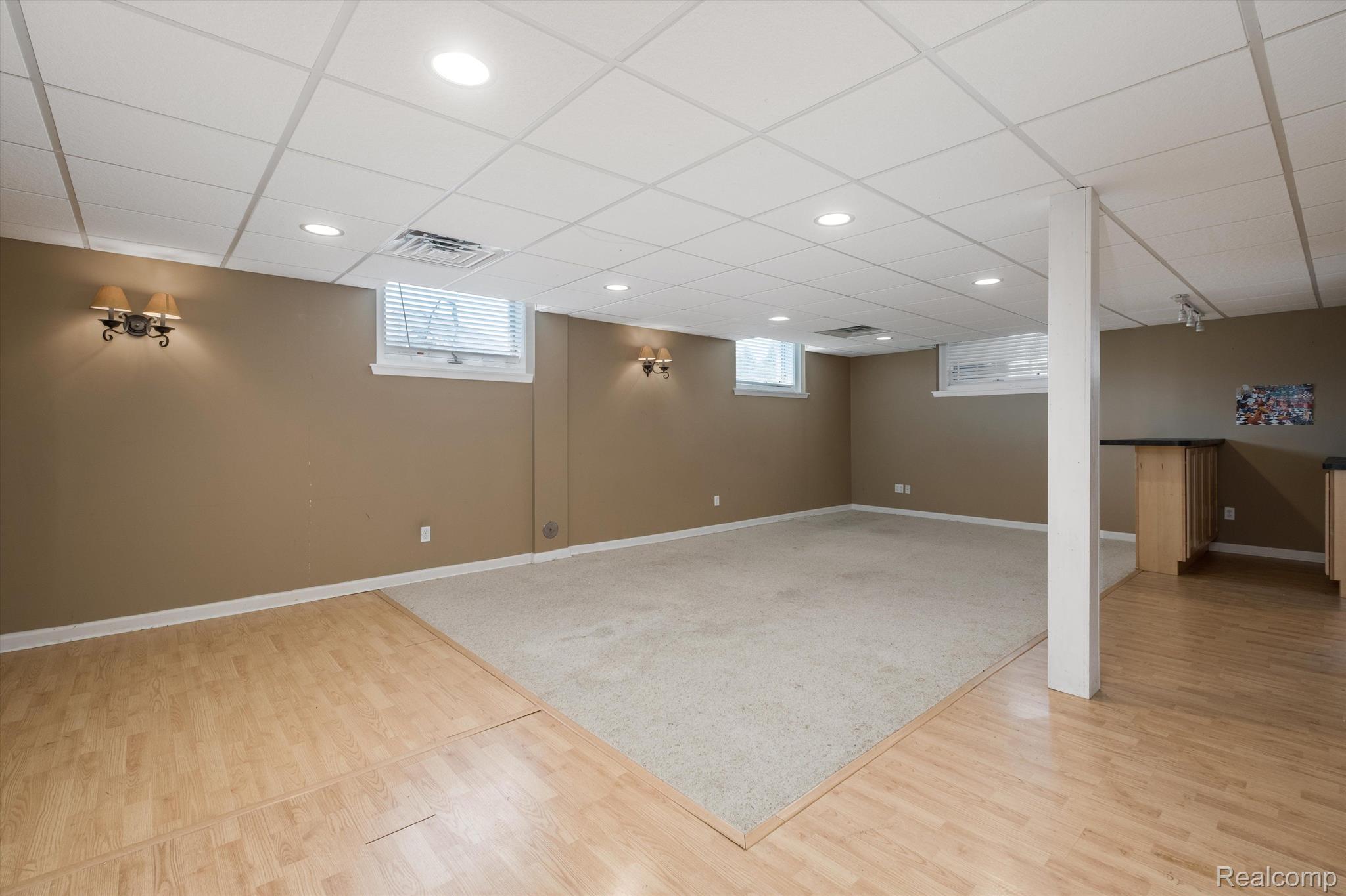 52903 Chesterfield Road New Baltimore, MI 48051 - Photo 38 of 54 Massive Finished Basement