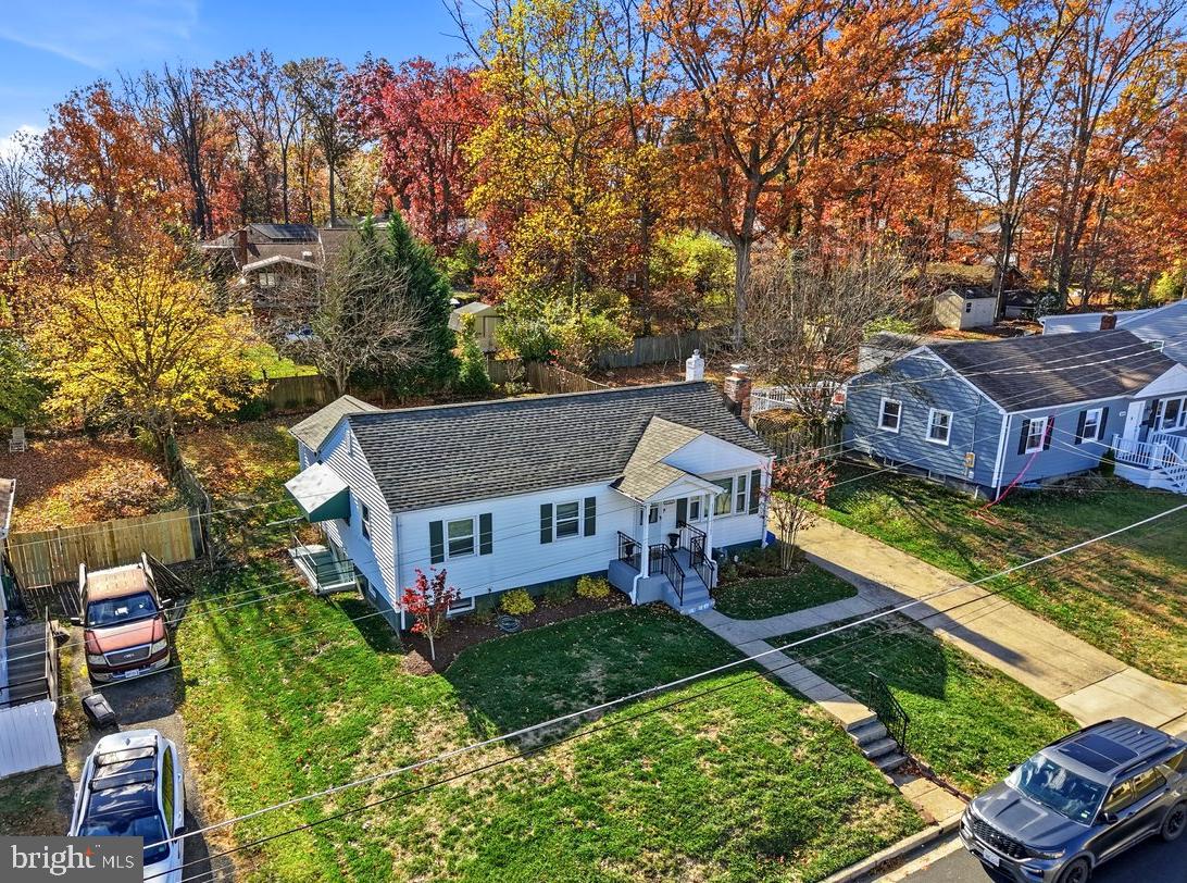 front view of a house with a big yard