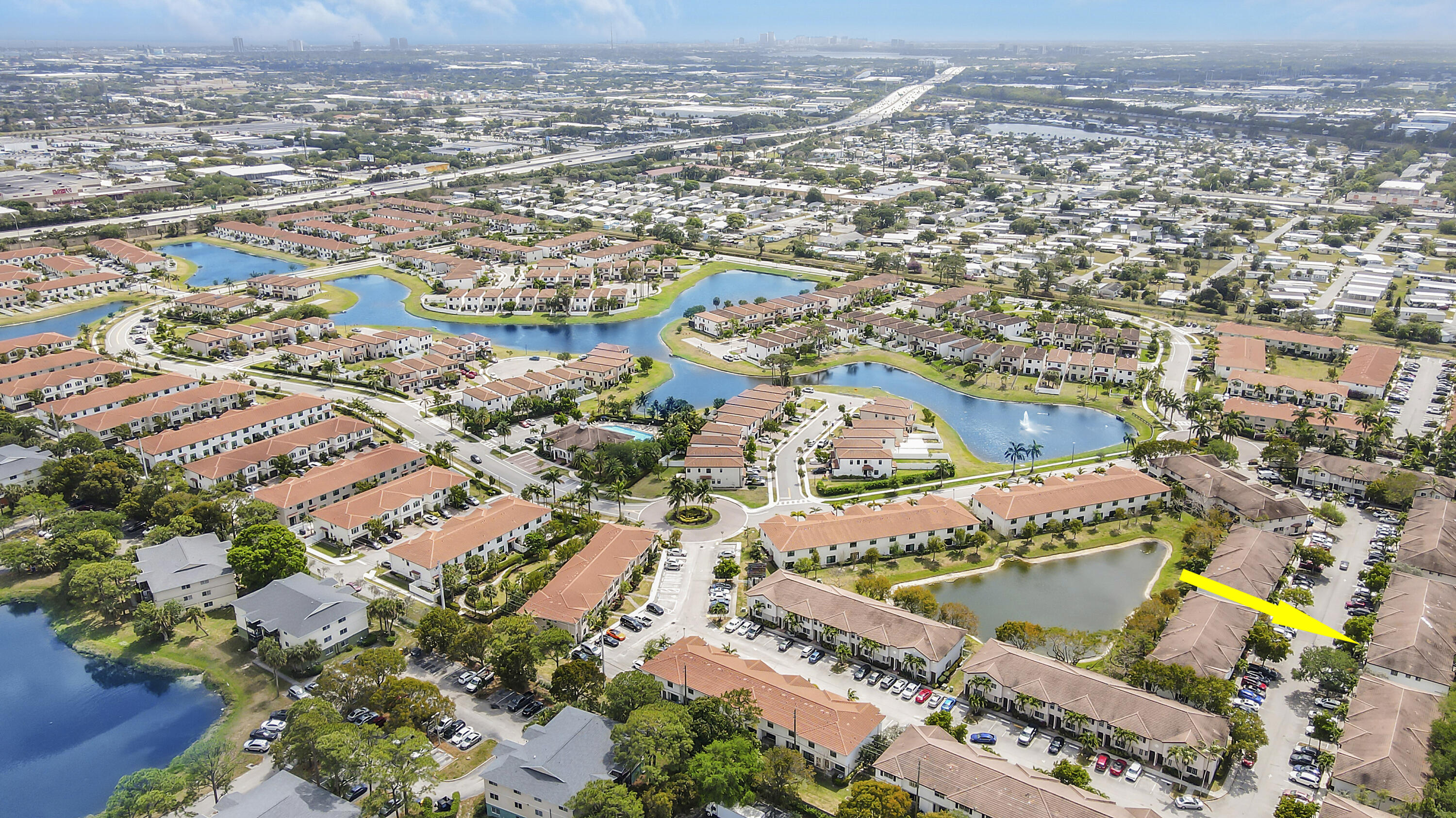 4170 Napoli Lake Drive Riviera Beach, FL 33410 - Photo 36 of 36 an aerial view of a city