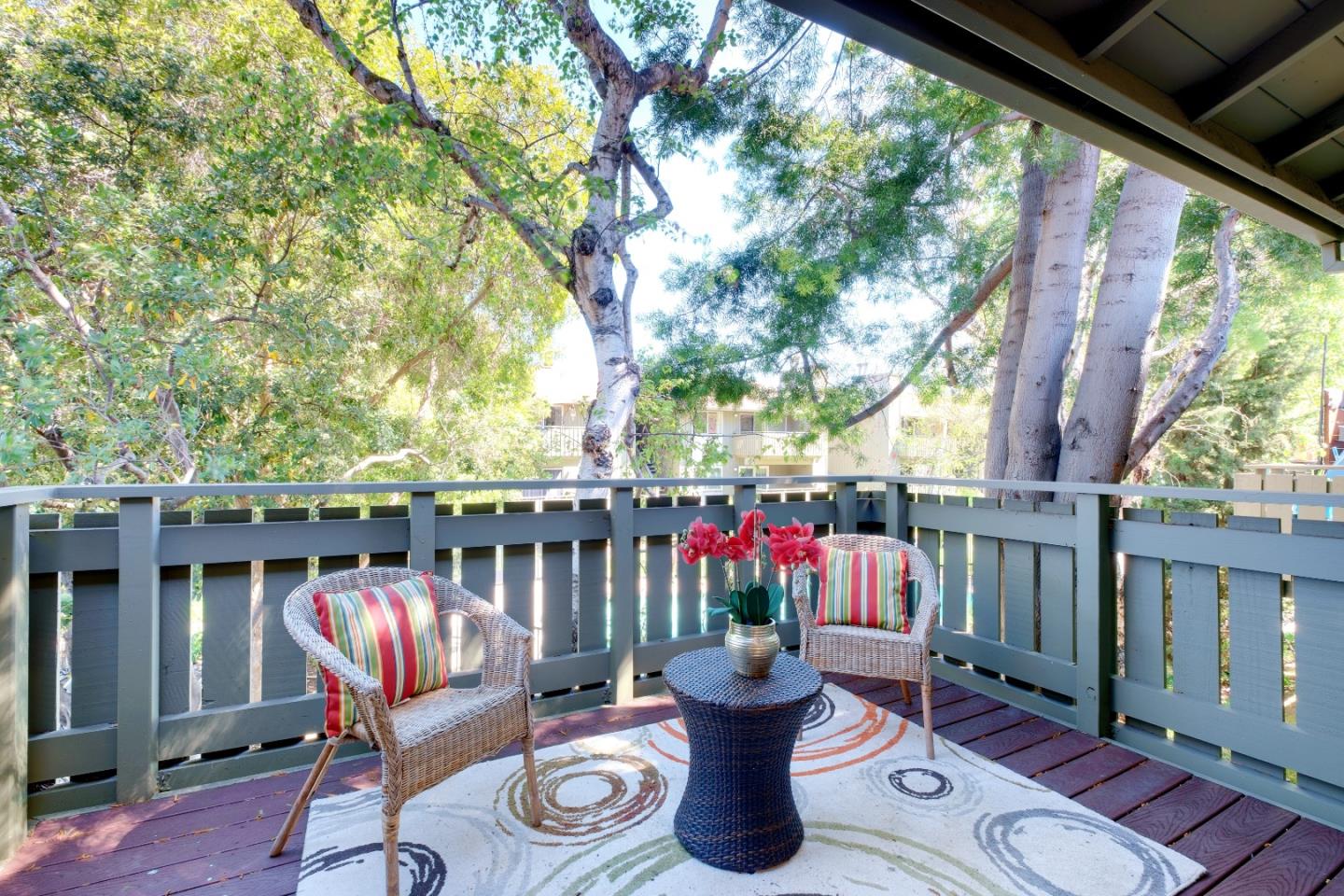 50 East Middlefield Road, Unit 40 Mountain View, CA 94043 - Photo 3 of 41 a view of balcony with furniture and potted plants