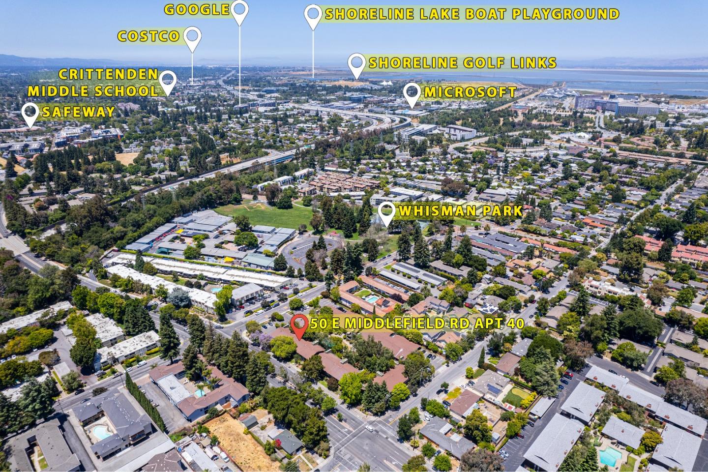 50 East Middlefield Road, Unit 40 Mountain View, CA 94043 - Photo 39 of 41 a view of a city