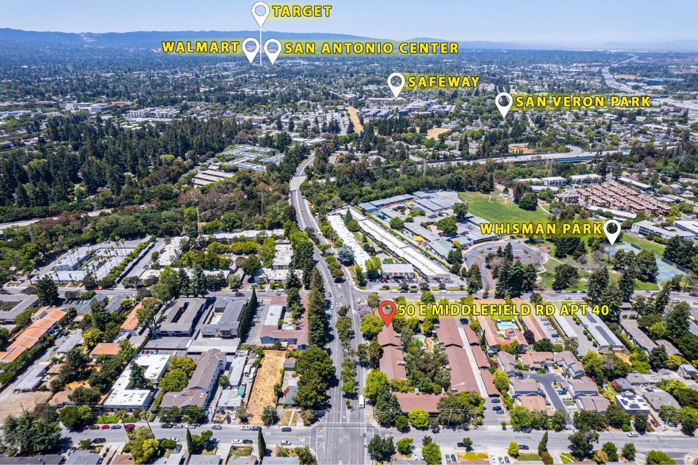 50 East Middlefield Road, Unit 40 Mountain View, CA 94043 - Photo 40 of 41 a view of a city