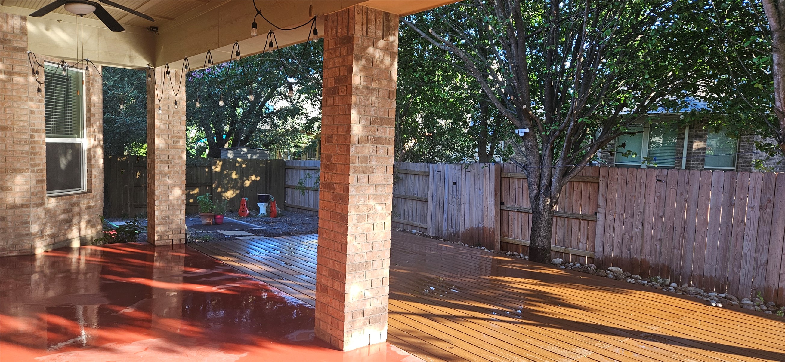 116 Azimuth Drive Austin, TX 78717 - Photo 10 of 33 a view of a backyard with wooden floor