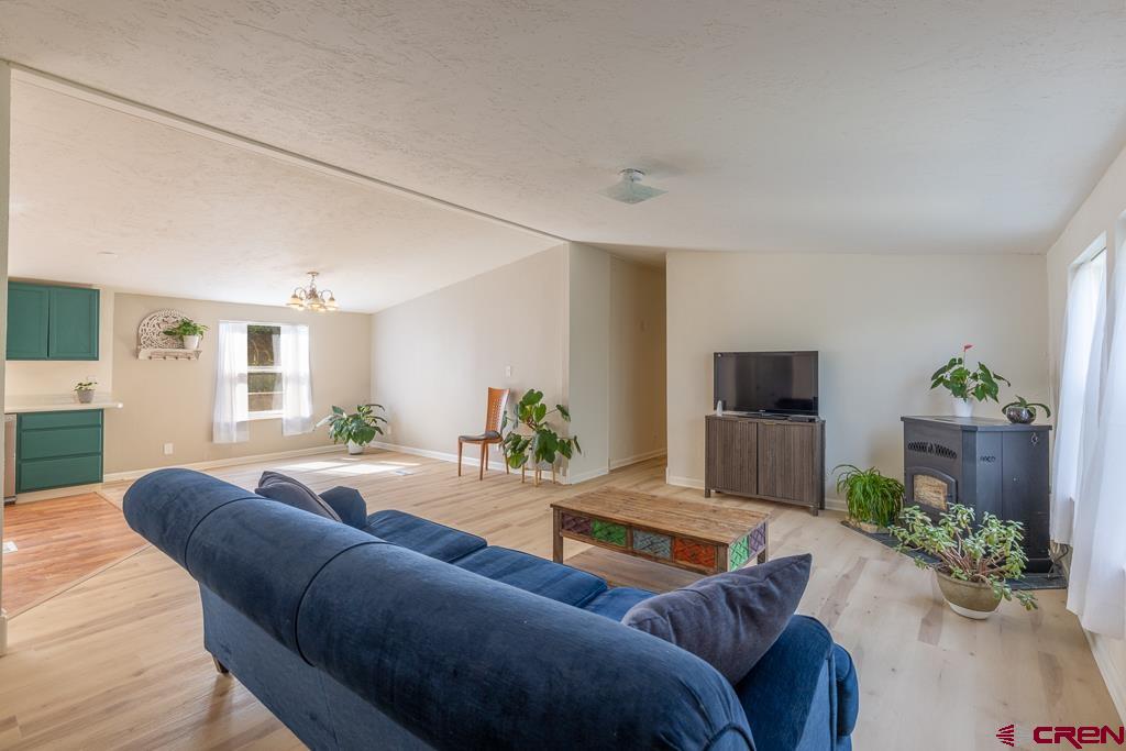 281 Alpine Drive Durango, CO 81301 - Photo 14 of 42 a living room with furniture and a flat screen tv