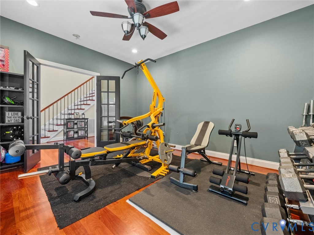 12710 Ivey Mill Road Chesterfield, VA 23838 - Photo 48 of 57 Hardwood flooring, recessed lighting, and a ceilin