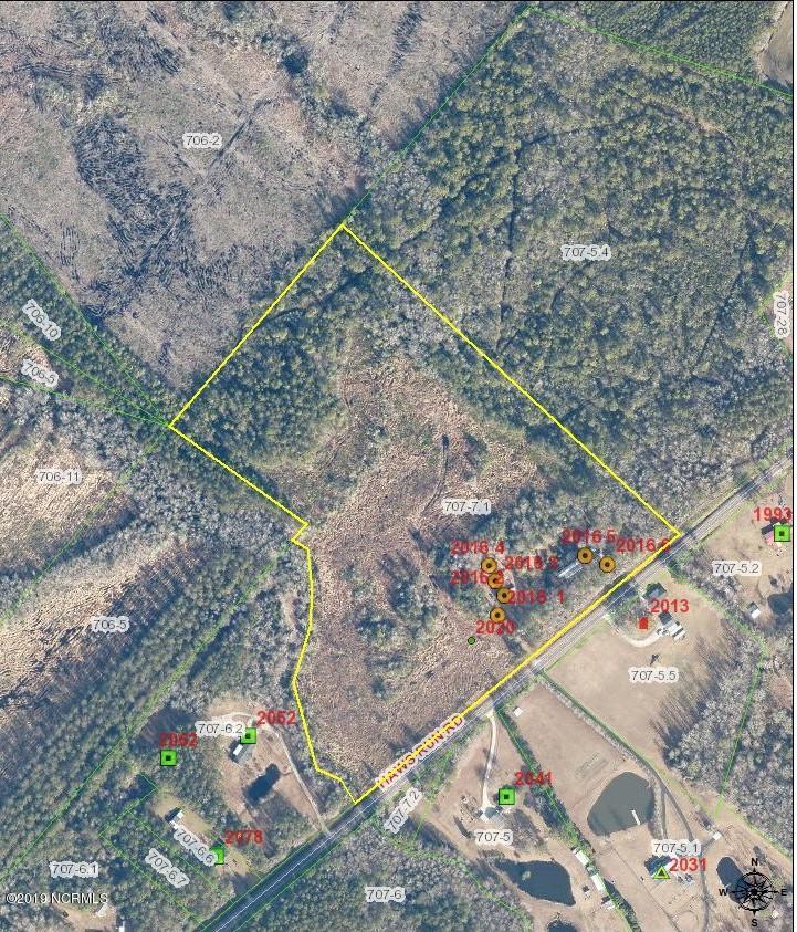 2014 Haws Run Road Maple Hill, NC 28454 - Photo 1 of 3 Aerial HRR1
