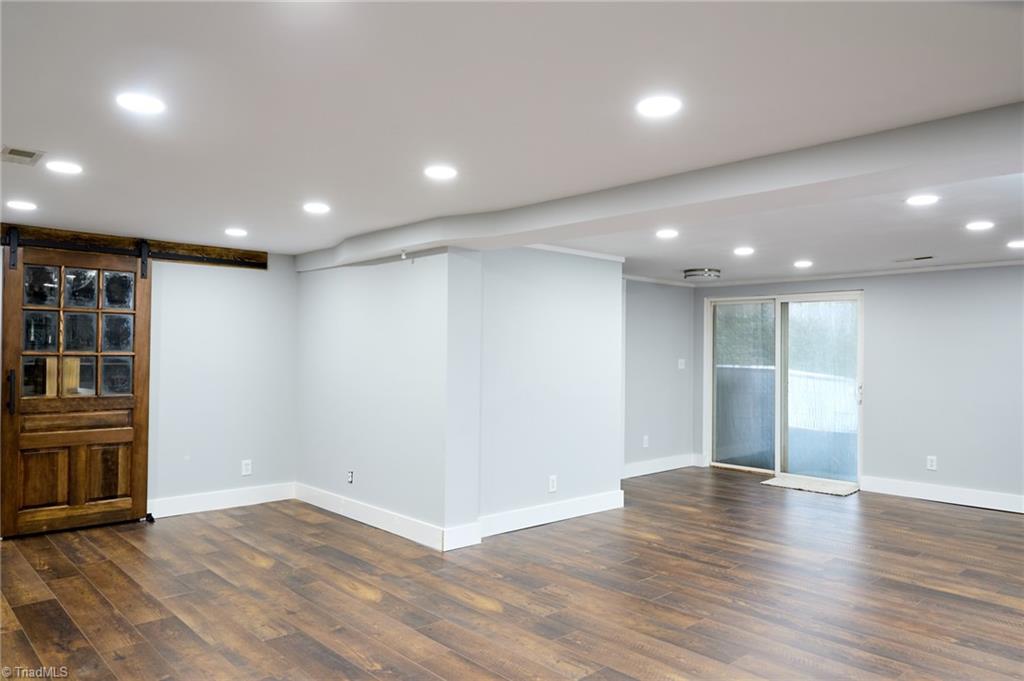 35 Edith Avenue Winston-Salem, NC 27106 - Photo 38 of 45 Basement home gym area/flex space with storage closet