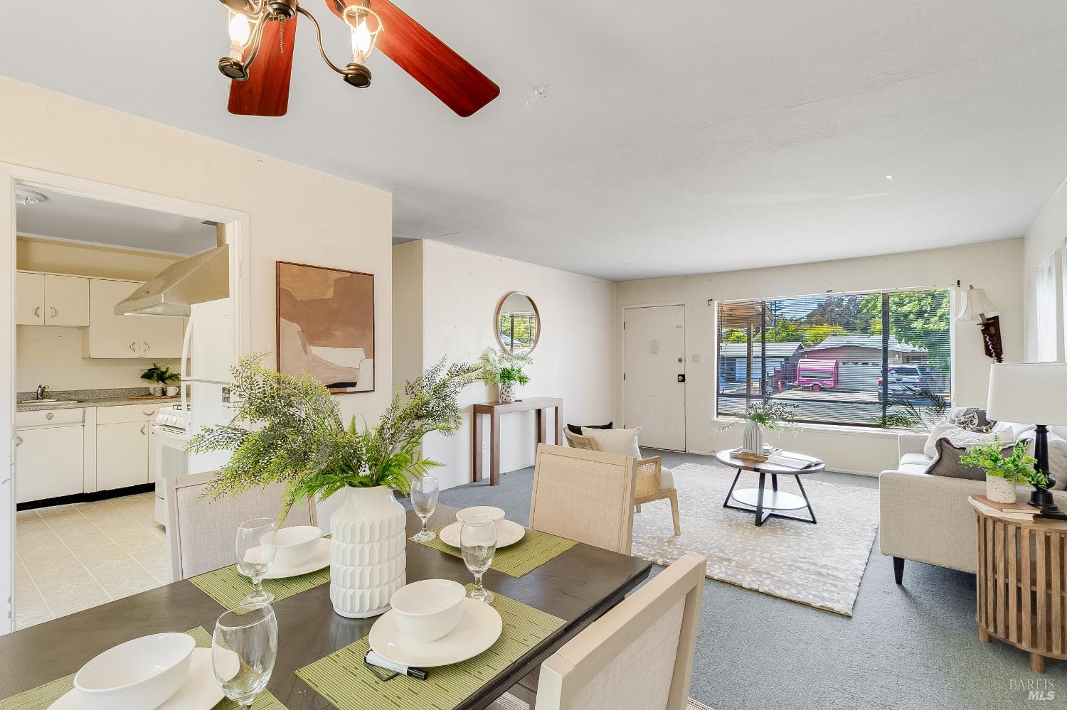1255 Sereno Drive Vallejo, CA 94589 - Photo 1 of 1 a living room with furniture and a large window