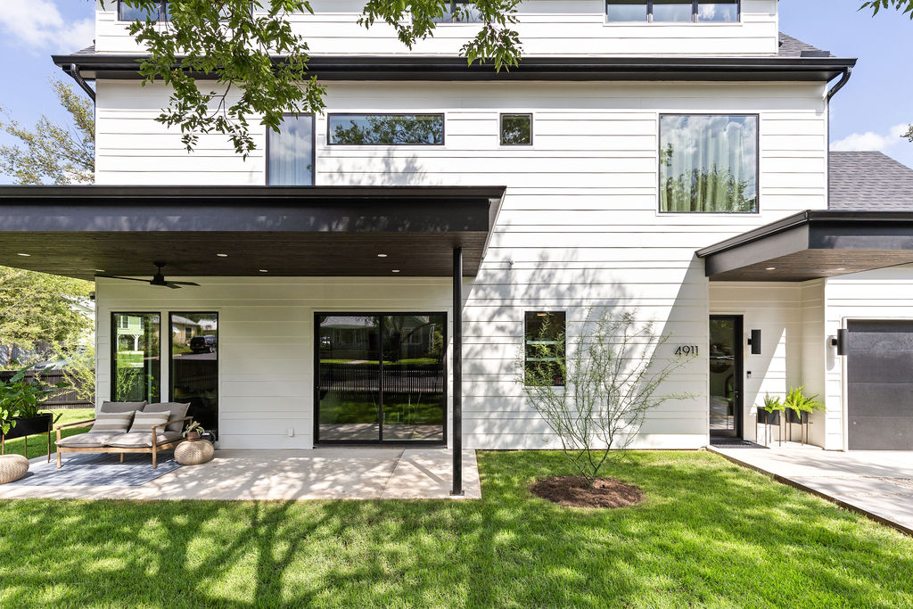 4911 Duval Street Austin, TX 78751 - Photo 25 of 33 a front view of a house with garden