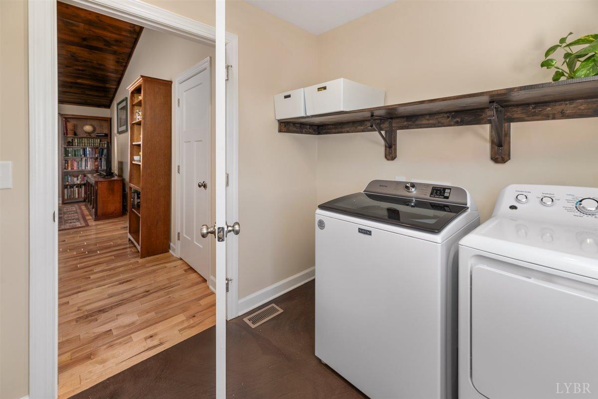 4625 Lowry Road Goode, VA 24556 - Photo 28 of 56 a view of storage and utility room