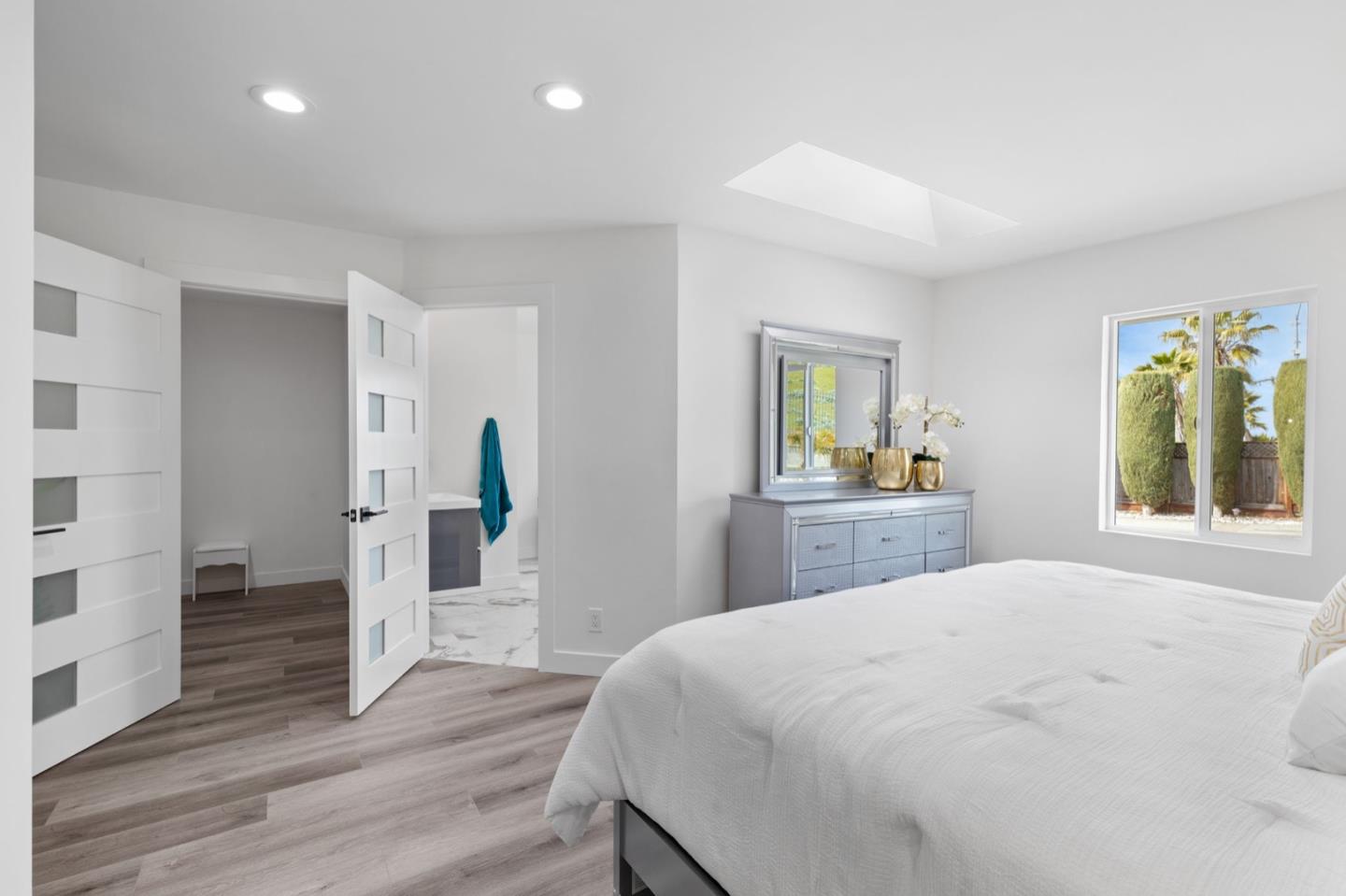 2245 Old Piedmont Road San Jose, CA 95132 - Photo 14 of 39 a bedroom with a bed and a large window