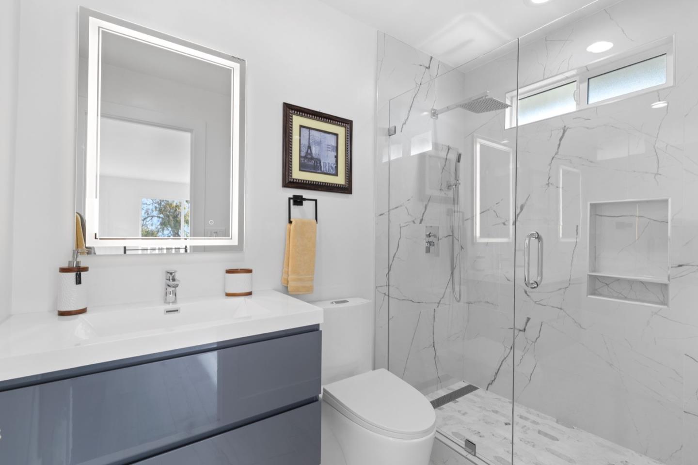 2245 Old Piedmont Road San Jose, CA 95132 - Photo 20 of 39 a bathroom with a sink toilet and shower