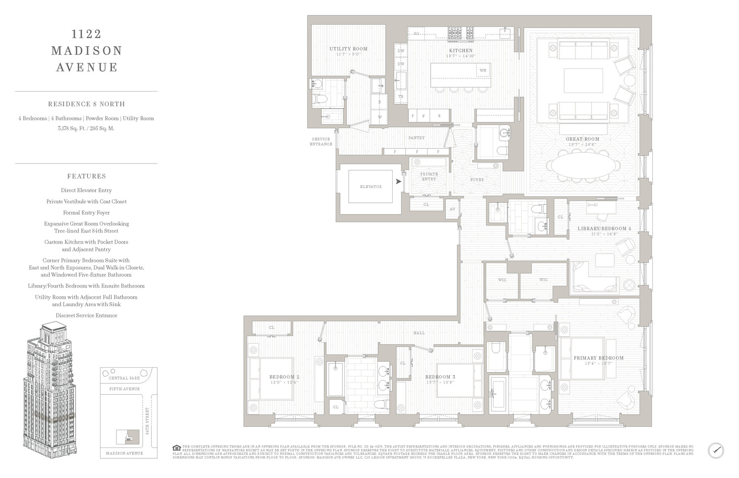 1122 Madison Avenue, Unit 8NORTH Manhattan, NY 10028 - Photo 2 of 2