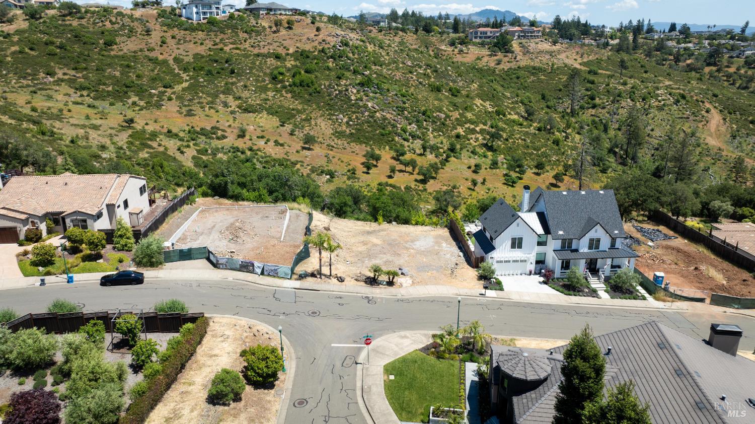 3752 Crown Hill Drive Santa Rosa, CA 95404 - Photo 16 of 24 an aerial view of a house with yard