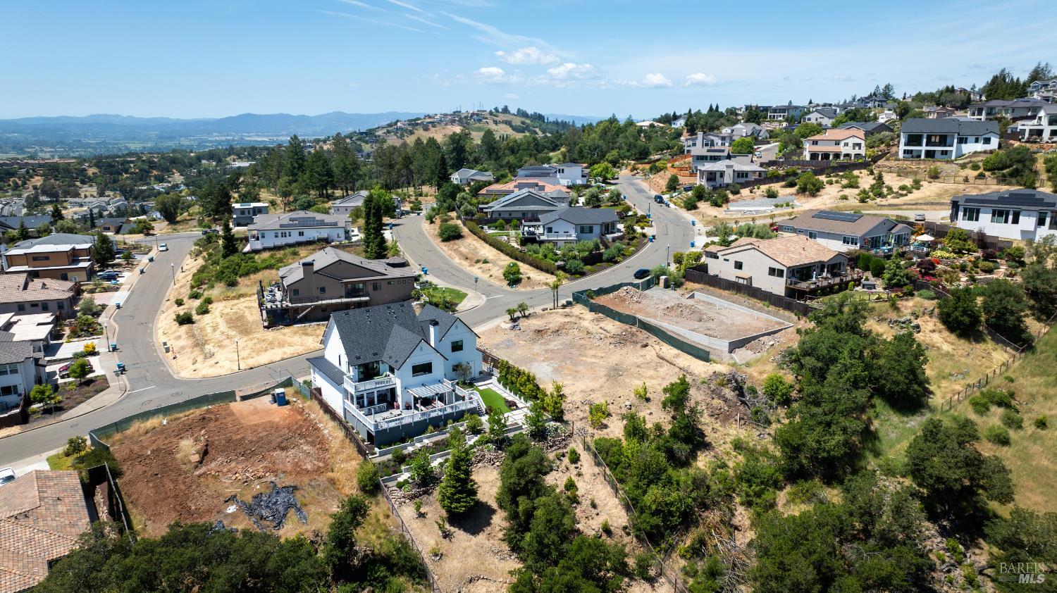 3752 Crown Hill Drive Santa Rosa, CA 95404 - Photo 20 of 24 an aerial view of residential houses with outdoor space