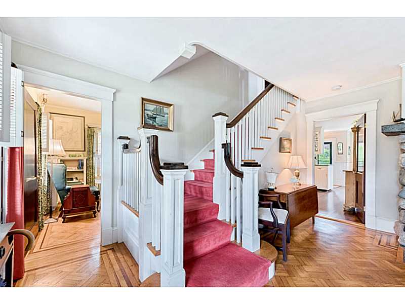 43 South Pier Road Narragansett, RI 02882 - Photo 14 of 25 Entry. Staircase featuring the detail of the balustrade.