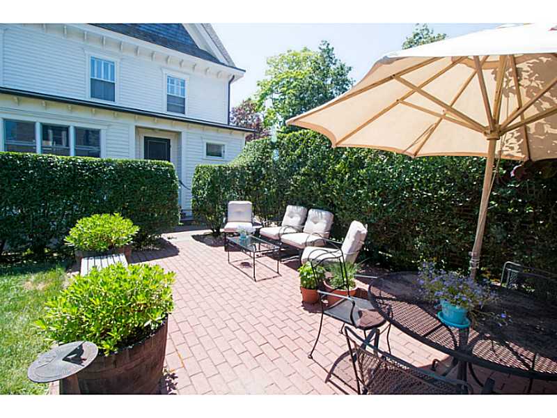 43 South Pier Road Narragansett, RI 02882 - Photo 23 of 25 Yard/Garden. Seating on the brick patio.
