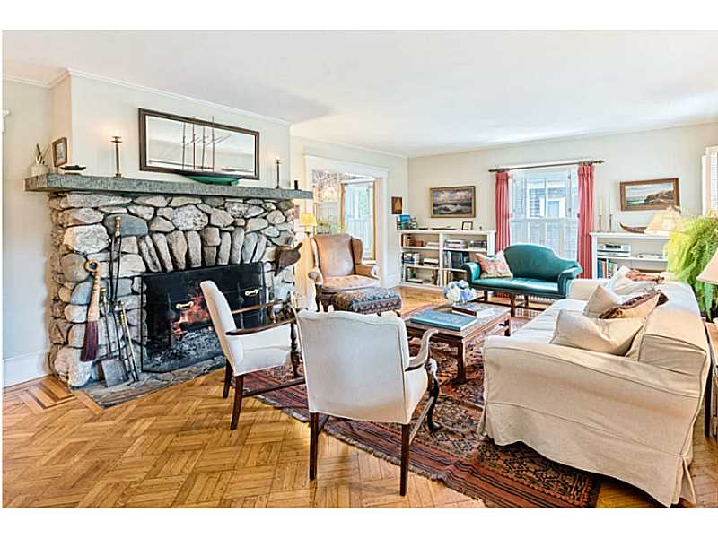 43 South Pier Road Narragansett, RI 02882 - Photo 6 of 25 Living Room. Fireplace relaxation.