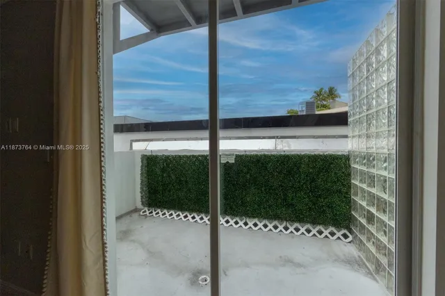 a view of an empty room