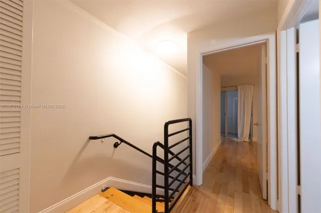 a view of front door with hallway