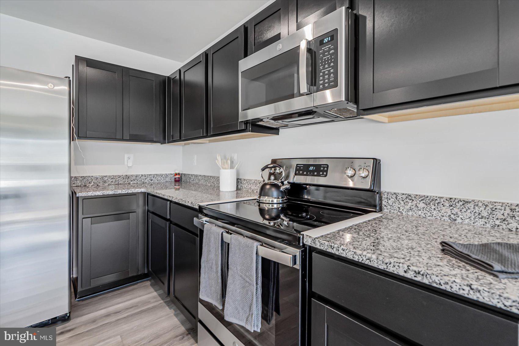 43 Olive Way Elkton, MD 21921 - Photo 15 of 44 a kitchen with stainless steel appliances granite countertop a sink stove and refrigerator