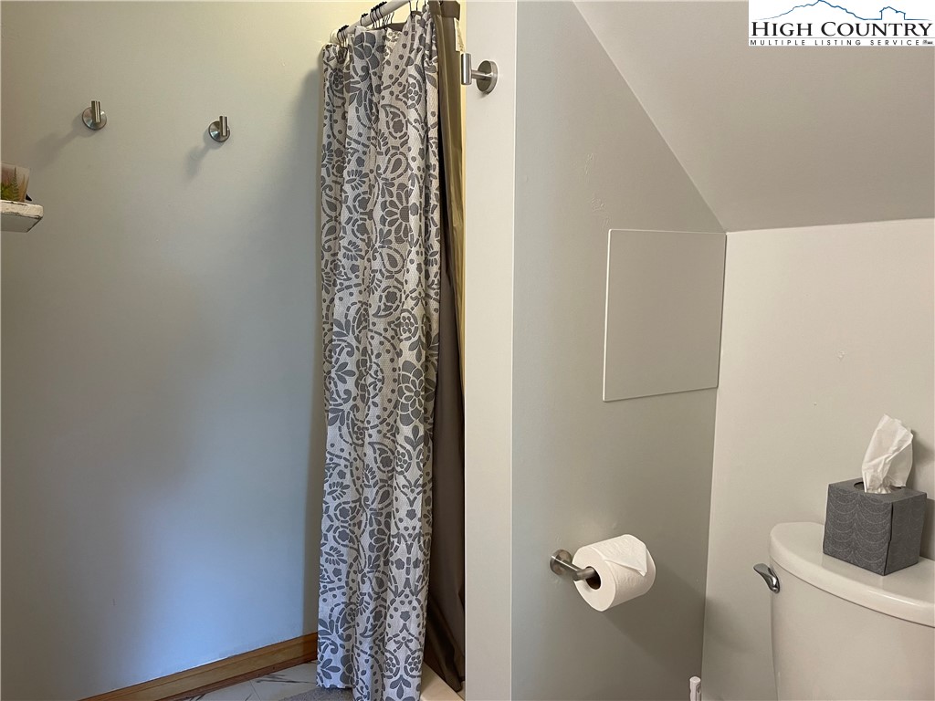 219 Lucky Alice Road Grassy Creek, NC 28631 - Photo 32 of 40 a bathroom with a shower