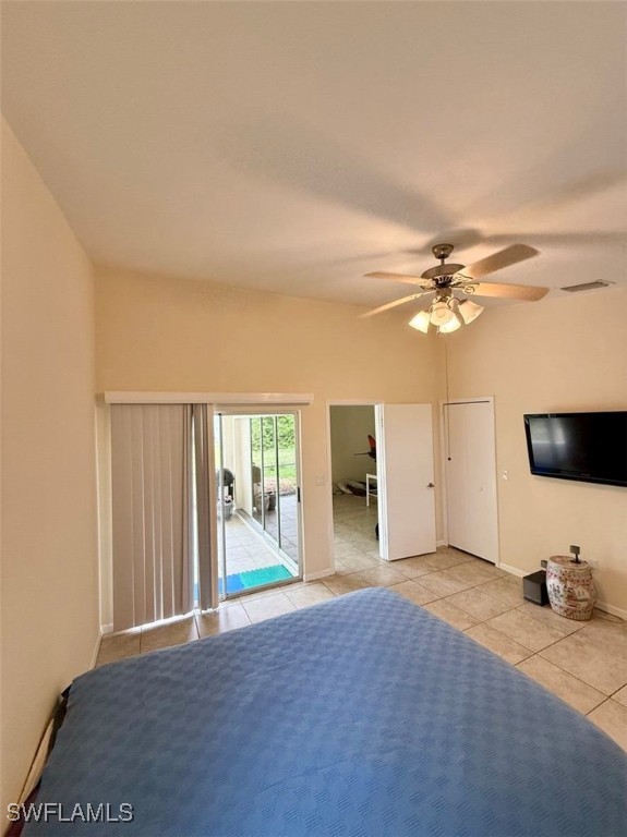 5013 Southwest 16th Place Cape Coral, FL 33914 - Photo 30 of 50 a view of a livingroom with a ceiling fan and window