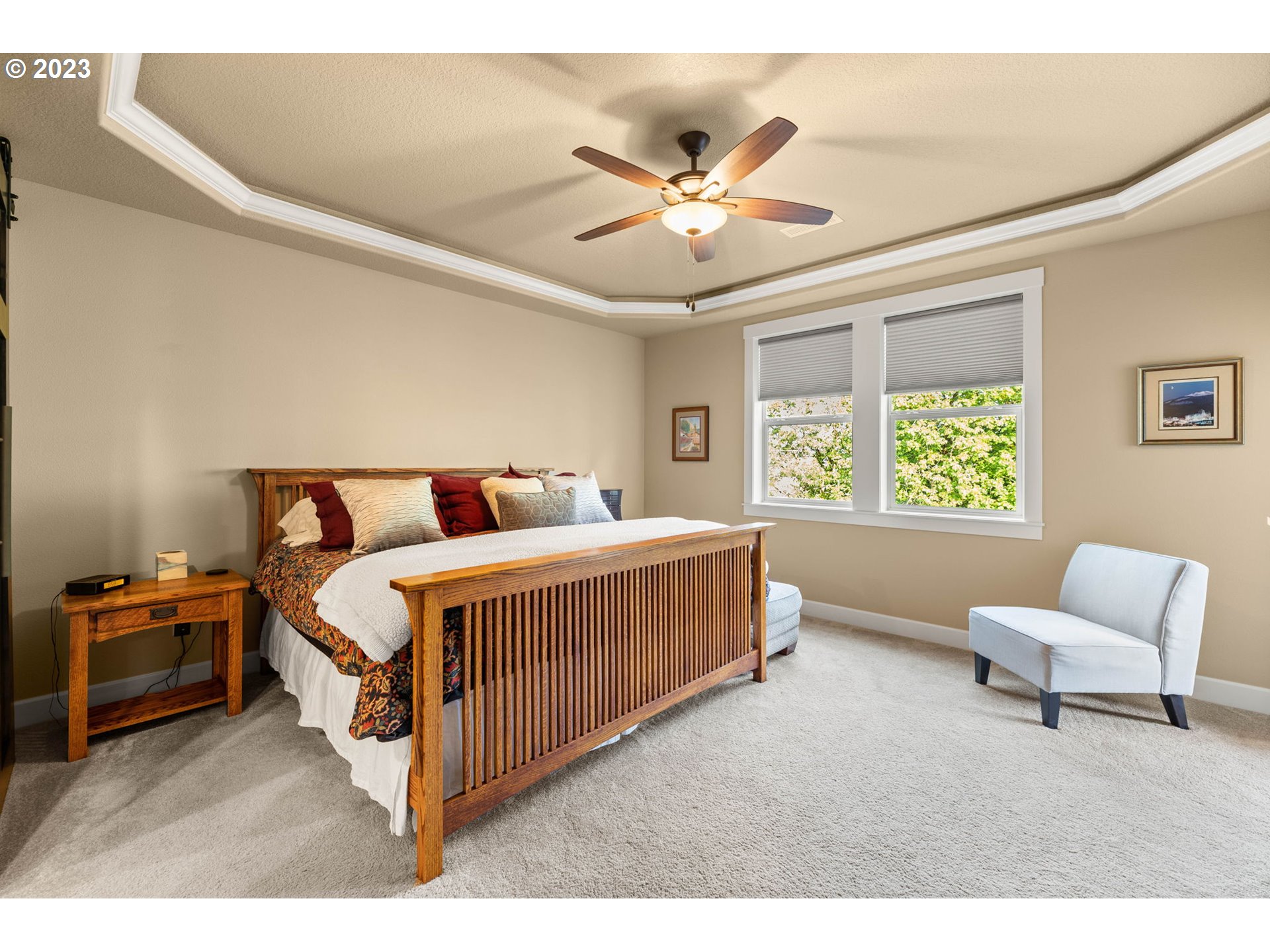 1845 South Harrier Road Ridgefield, WA 98642 - Photo 17 of 28 a bedroom with a bed and a window