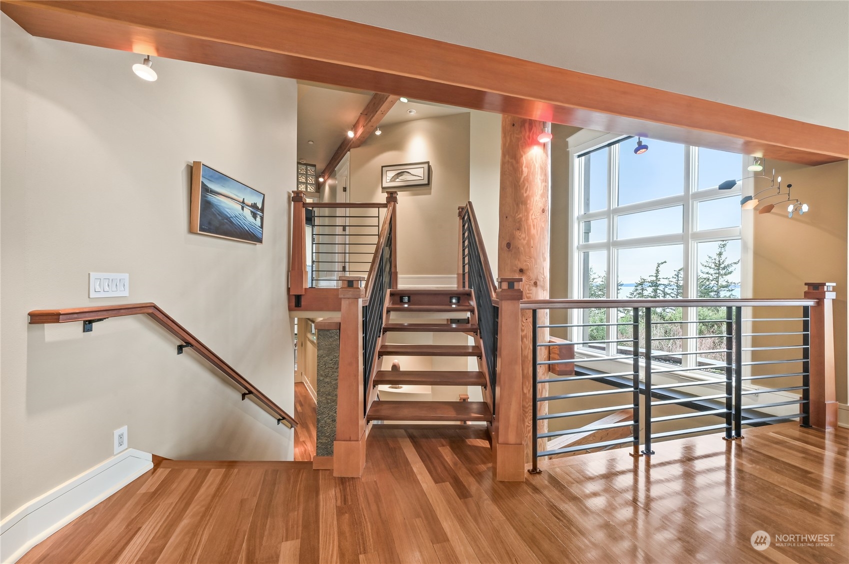 711 Briar Road Bellingham, WA 98225 - Photo 16 of 40 a view of entryway and hall with wooden floor