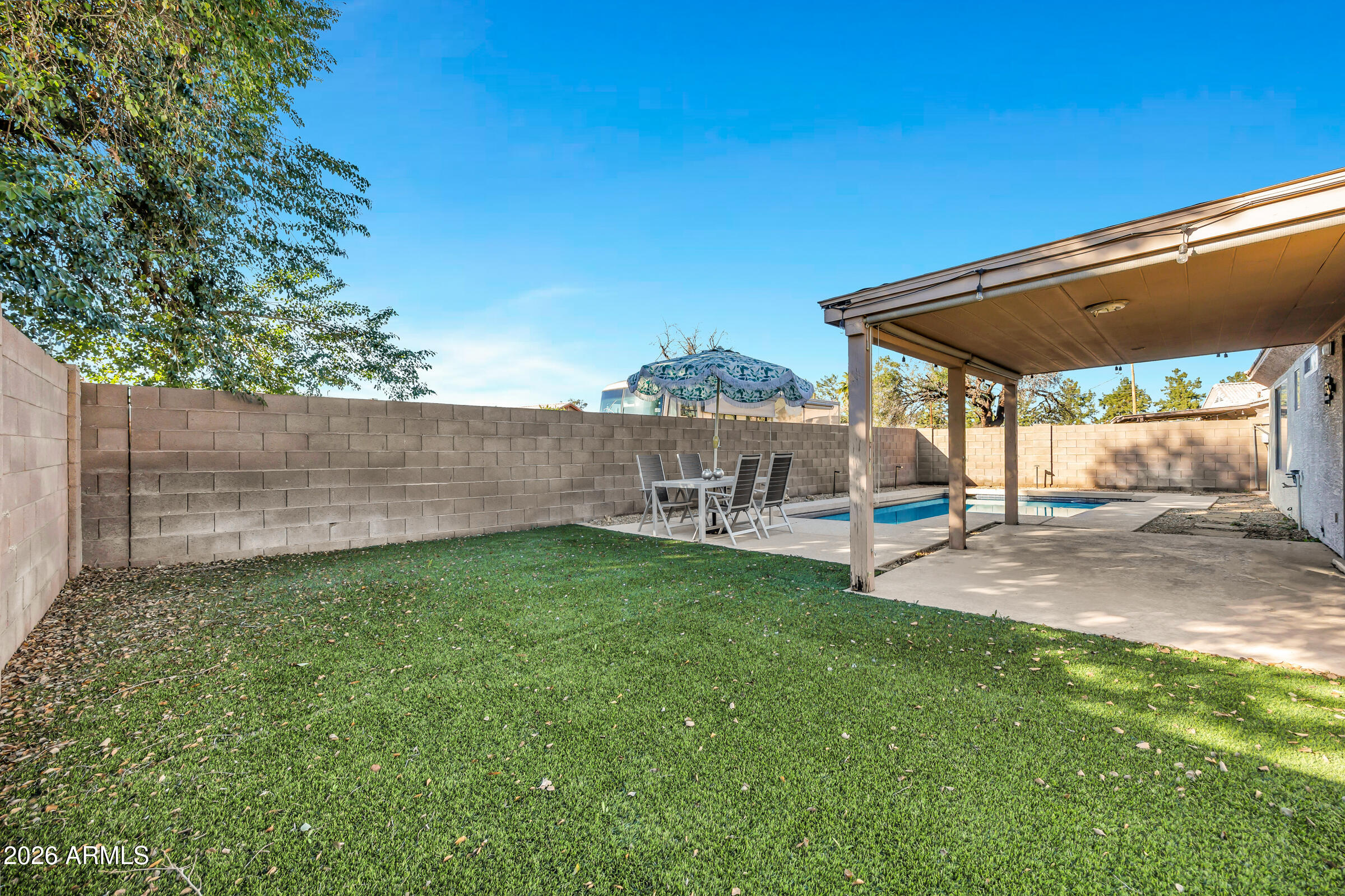 56 South Monterey Street Gilbert, AZ 85233 - Photo 30 of 30 a view of a backyard