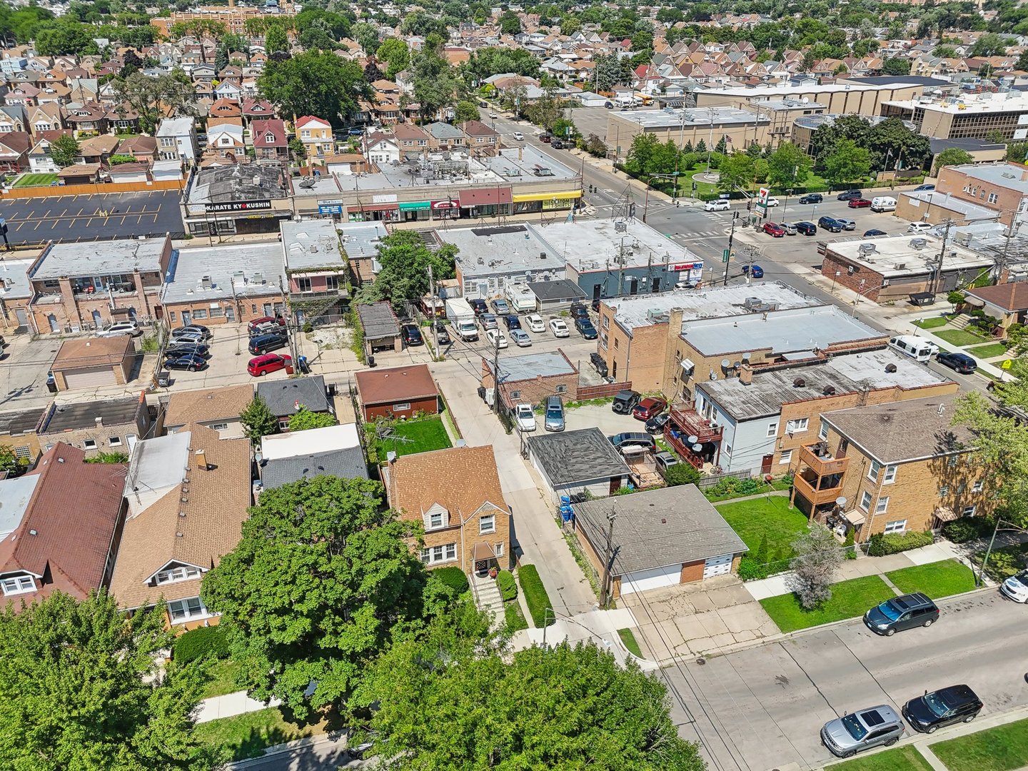6014 West Fletcher Street Chicago, IL 60634 - Photo 24 of 28 an aerial view of residential houses with outdoor space