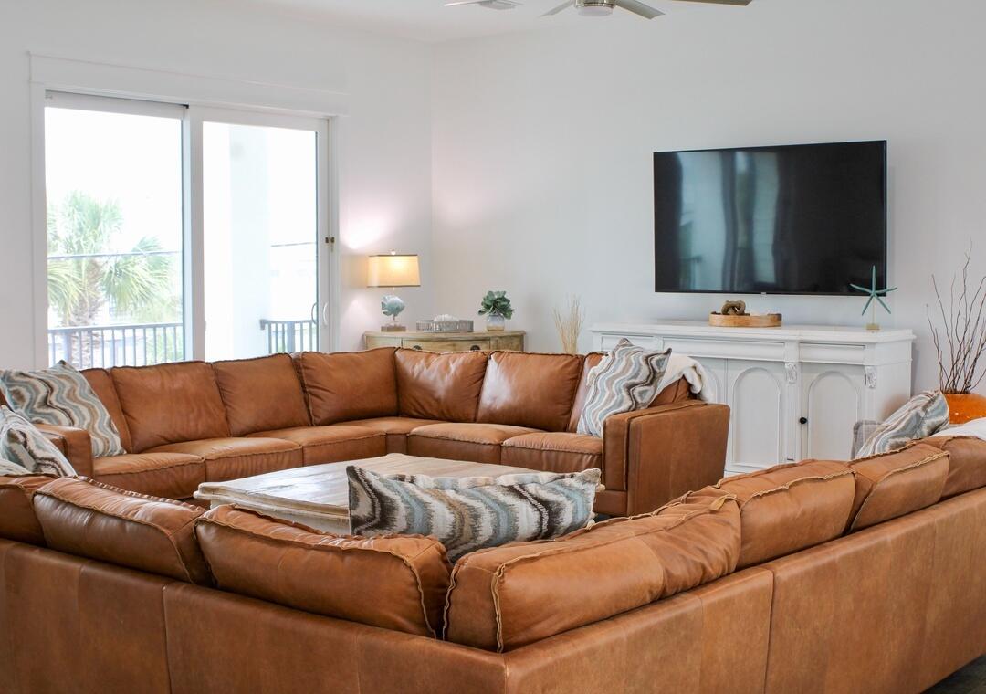 151 Snowdrift Road Miramar Beach, FL 32550 - Photo 11 of 50 a living room with furniture and a flat screen tv