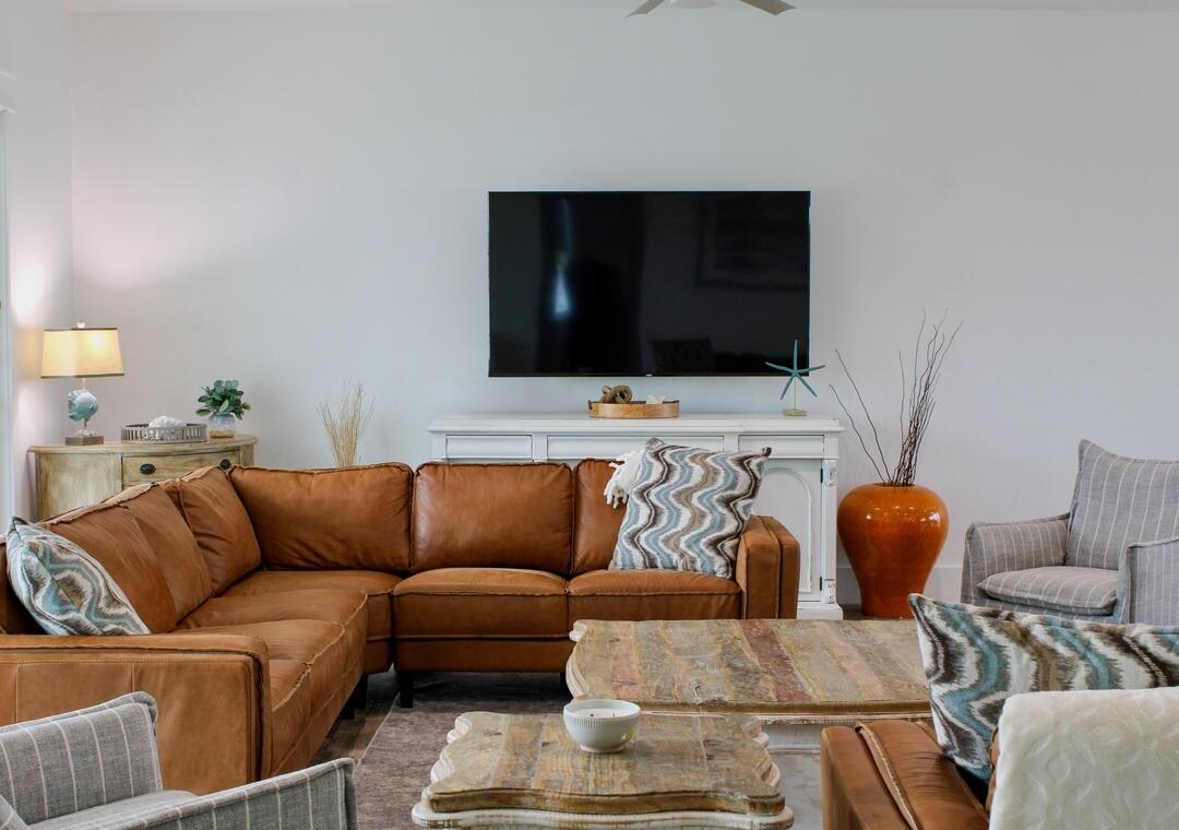 151 Snowdrift Road Miramar Beach, FL 32550 - Photo 12 of 50 a living room with furniture and a flat screen tv