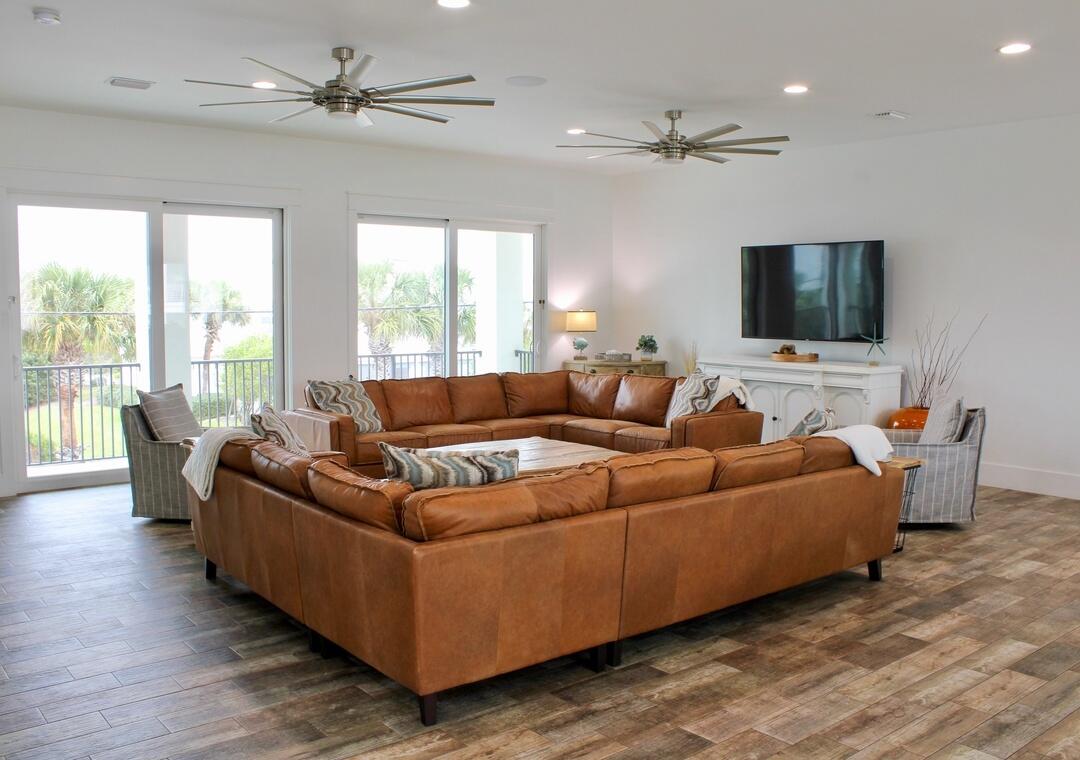 151 Snowdrift Road Miramar Beach, FL 32550 - Photo 10 of 50 a living room with furniture and a flat screen tv