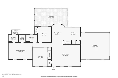 $289,990 | 1221 Nautical Drive Southeast, Townsend, GA 31331