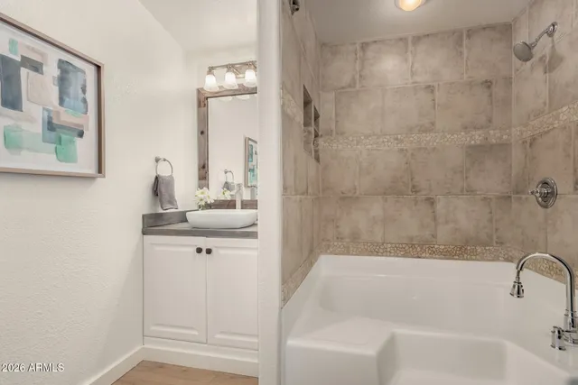 an entryway with a window