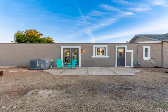 a view of front door of house