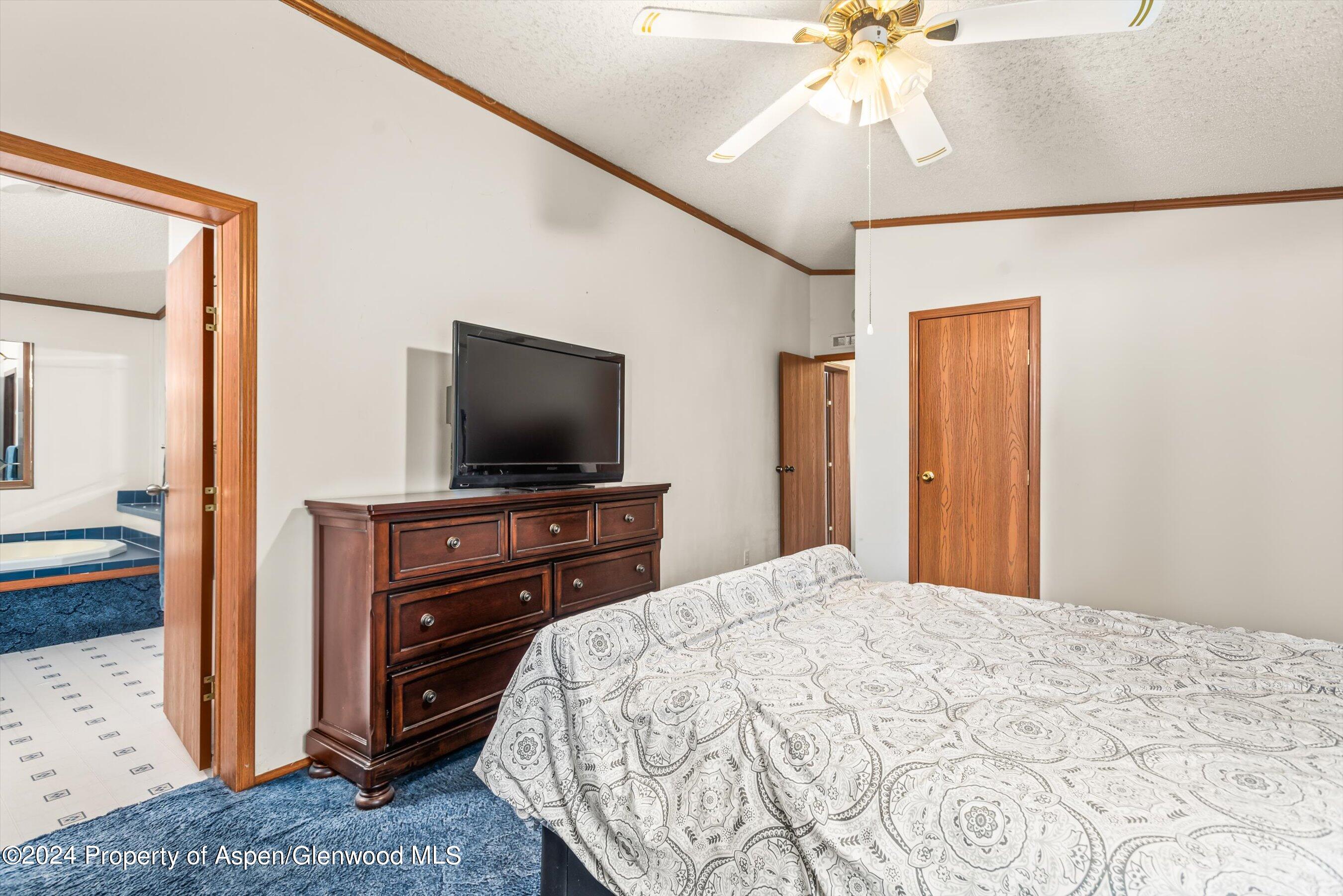 71 Nathan El Jebel, CO 81623 - Photo 18 of 29 a bedroom with a bed and a flat screen tv