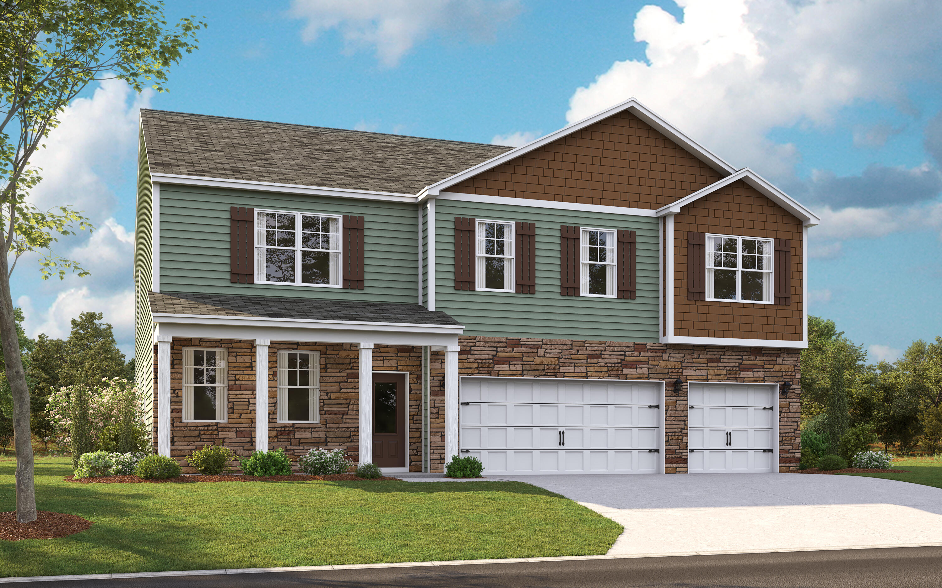 8499 Raspberry Way Ooltewah, TN 37363 - Photo 1 of 2 Mansfield-K-elev
