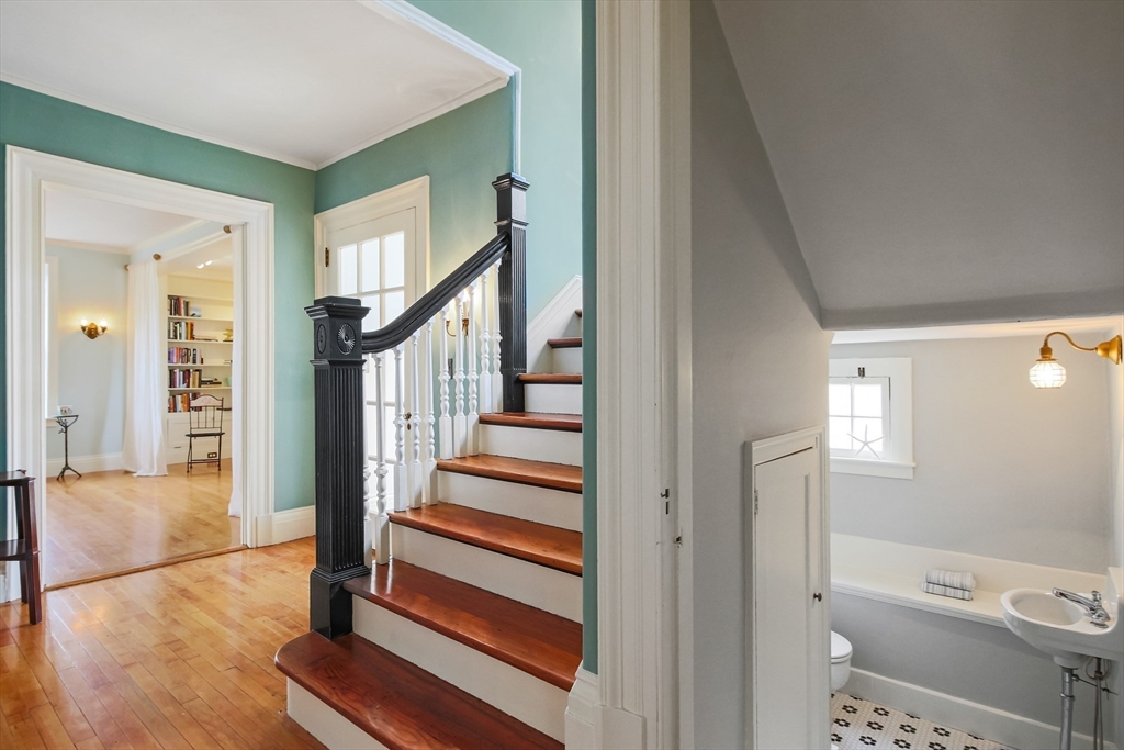 61 William Street Worcester, MA 01609 - Photo 17 of 42 a view of entryway with wooden floor
