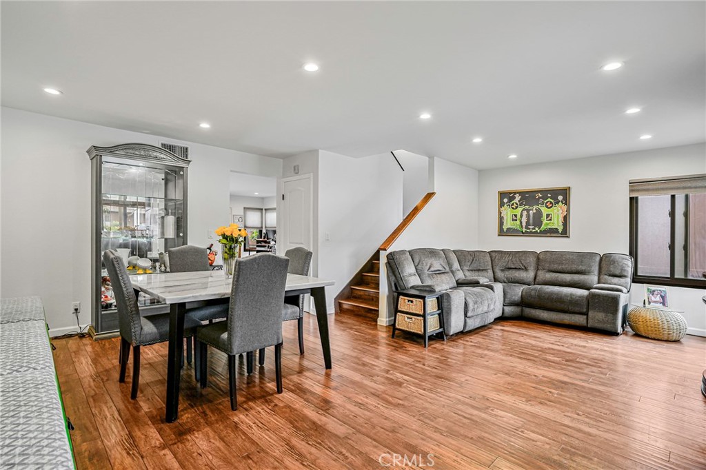 1642 Dalmatia Drive San Pedro, CA 90732 - Photo 6 of 26 a living room with furniture and a wooden floor
