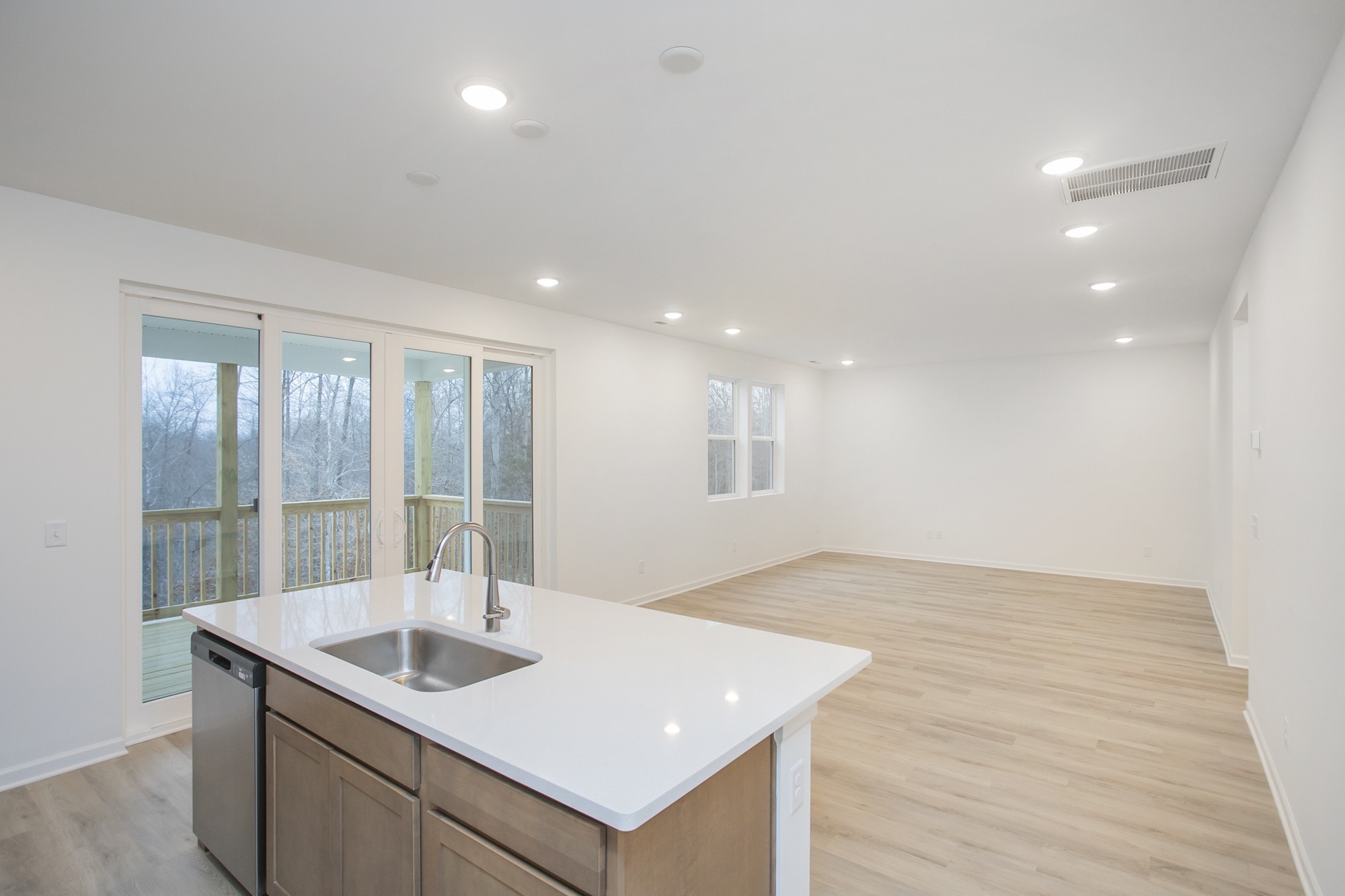 625 Maple Bend Dickson, TN 37055 - Photo 24 of 45 a view of kitchen with a sink and wooden floor