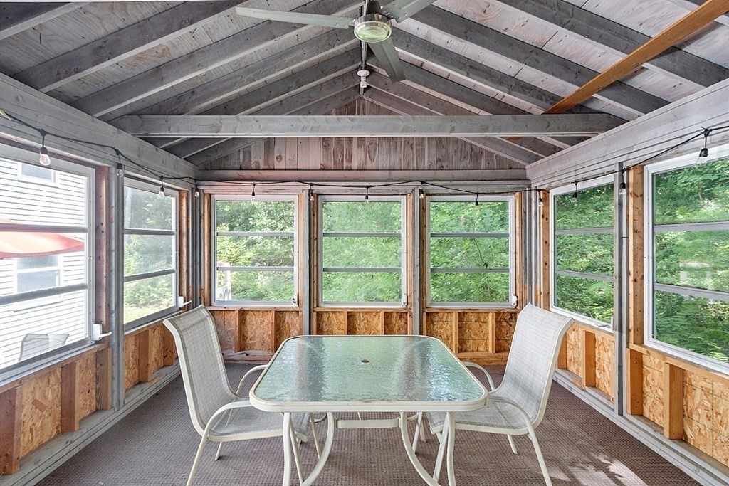 90 Minott Road Westminster, MA 01473 - Photo 37 of 41 a view of a dining room with furniture window and outside view