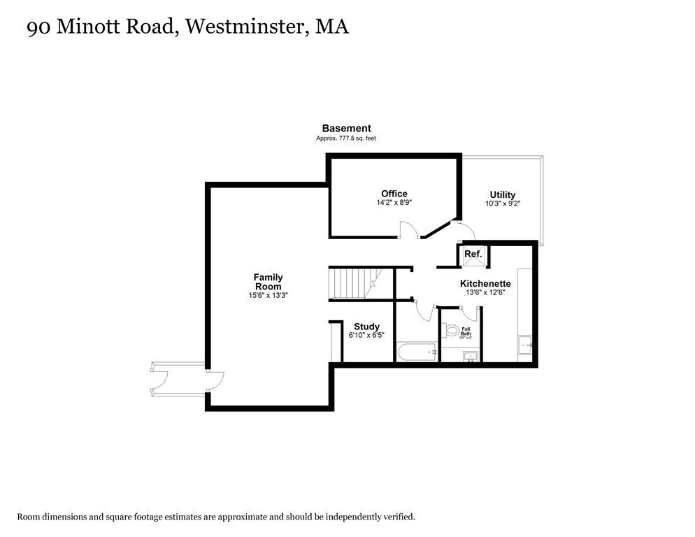 90 Minott Road Westminster, MA 01473 - Photo 41 of 41 a picture of a floor plan