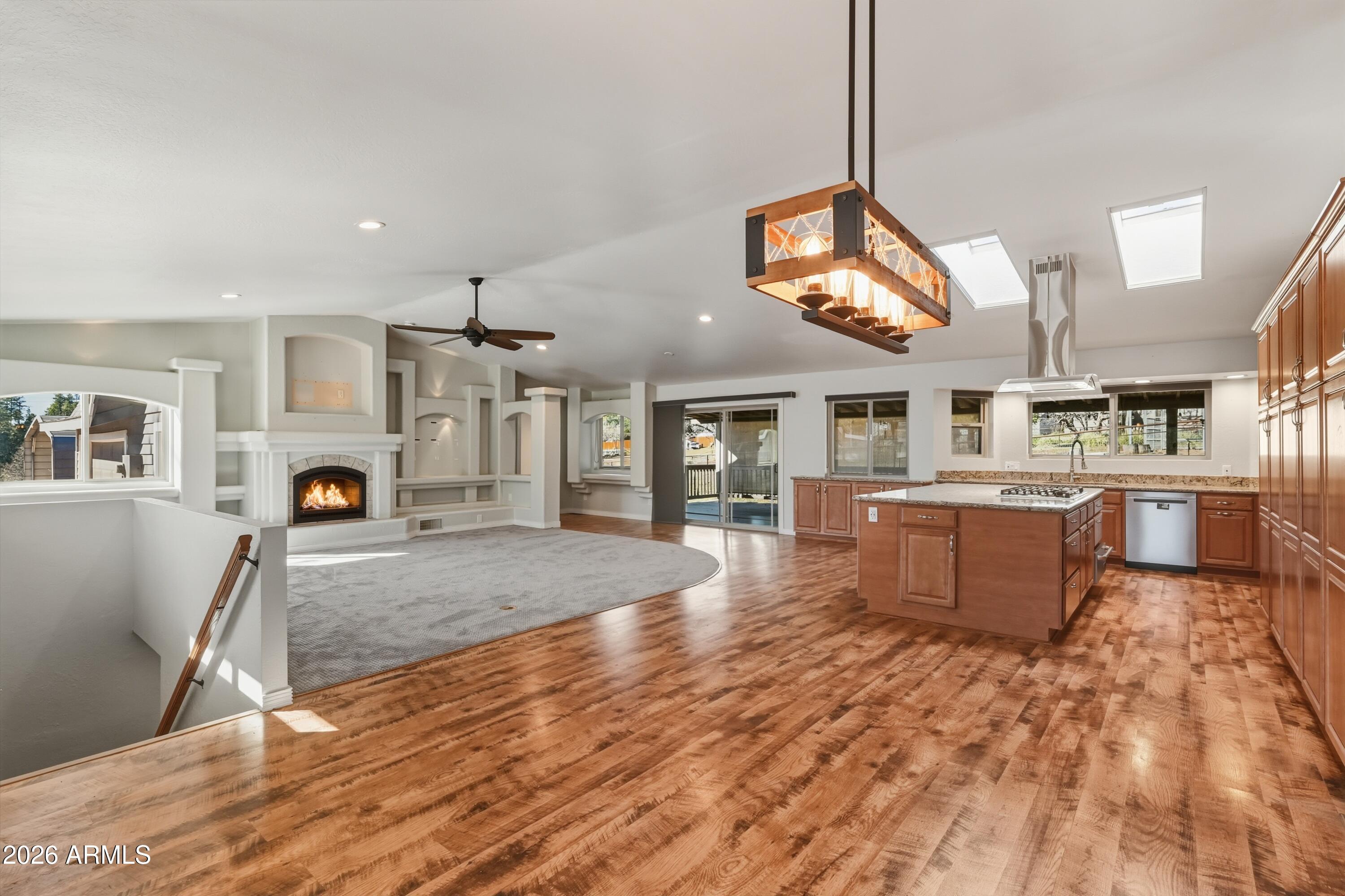 6475 Pine Cone Trail Pine, AZ 85544 - Photo 26 of 51 a living room with furniture and a fireplace