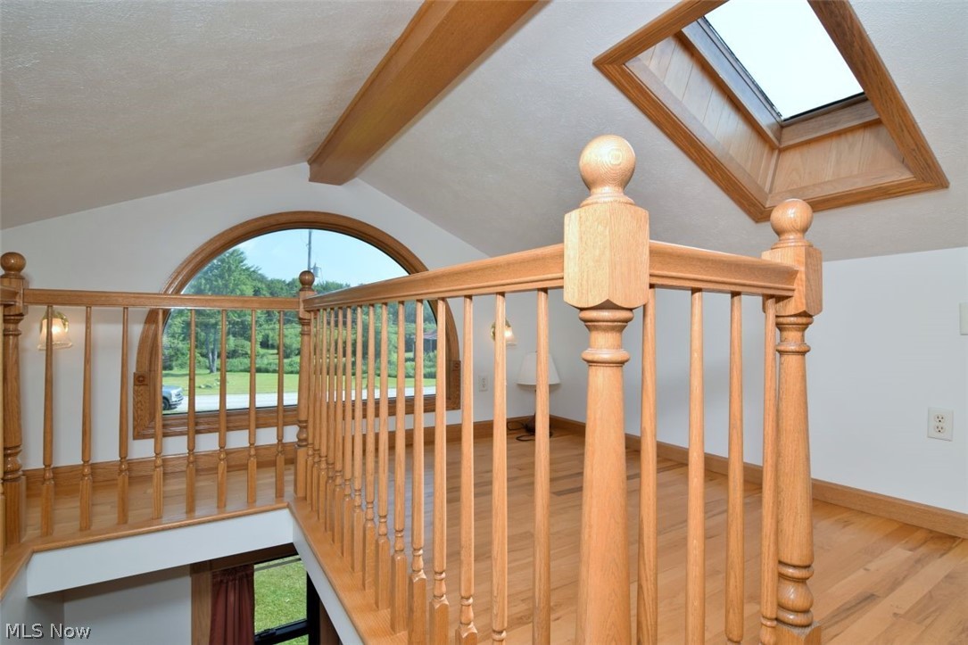 15227 Leroy Road Thompson, OH 44086 - Photo 21 of 50 Beautiful loft. Hardwood floors. Loads of natural light with the skylight and window.
Great for a reading nook, kids hangout/playroom or storage.