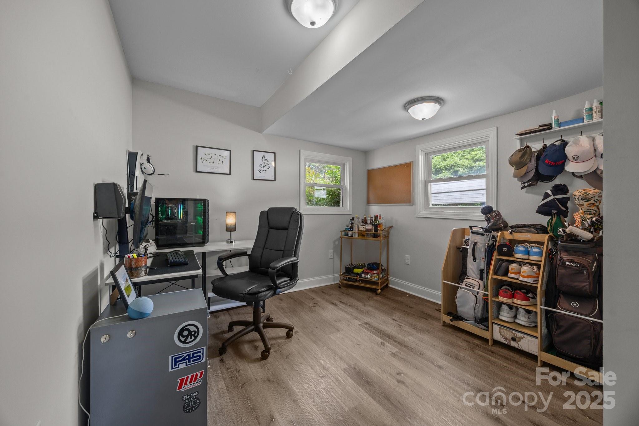 5371 Davidson Road Davidson, NC 28036 - Photo 21 of 27 a view of a workspace with furniture and a window