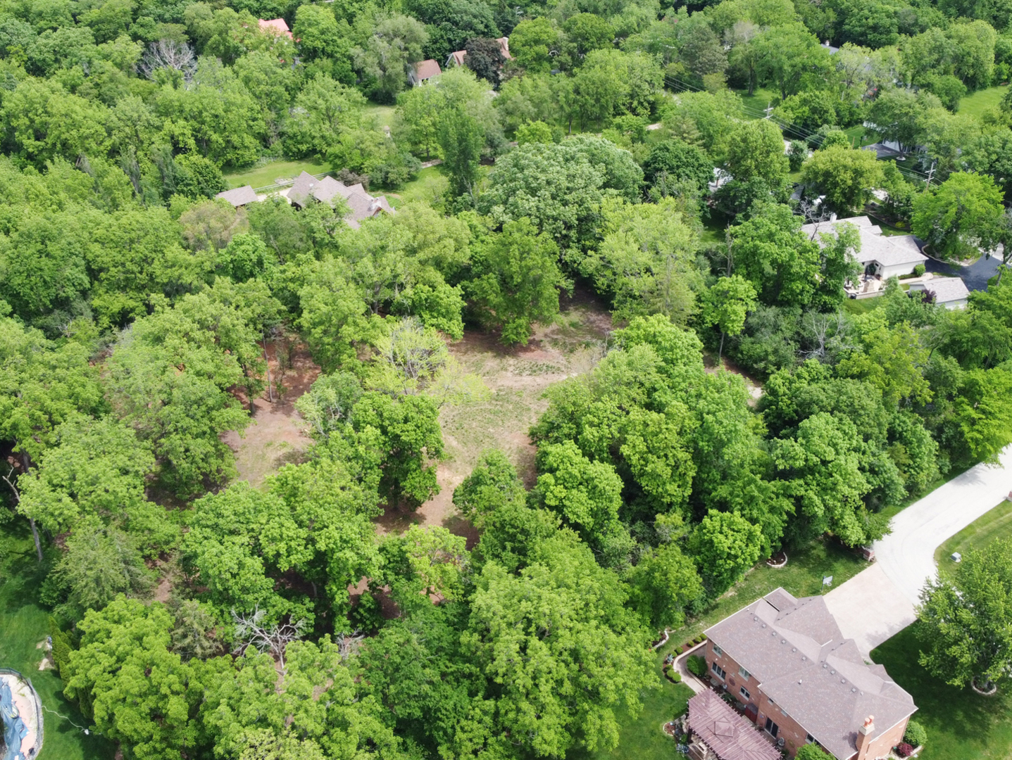 7N650 Sayer Road Bartlett, IL 60103 - Photo 12 of 13 an aerial view of residential house with outdoor space and trees all around